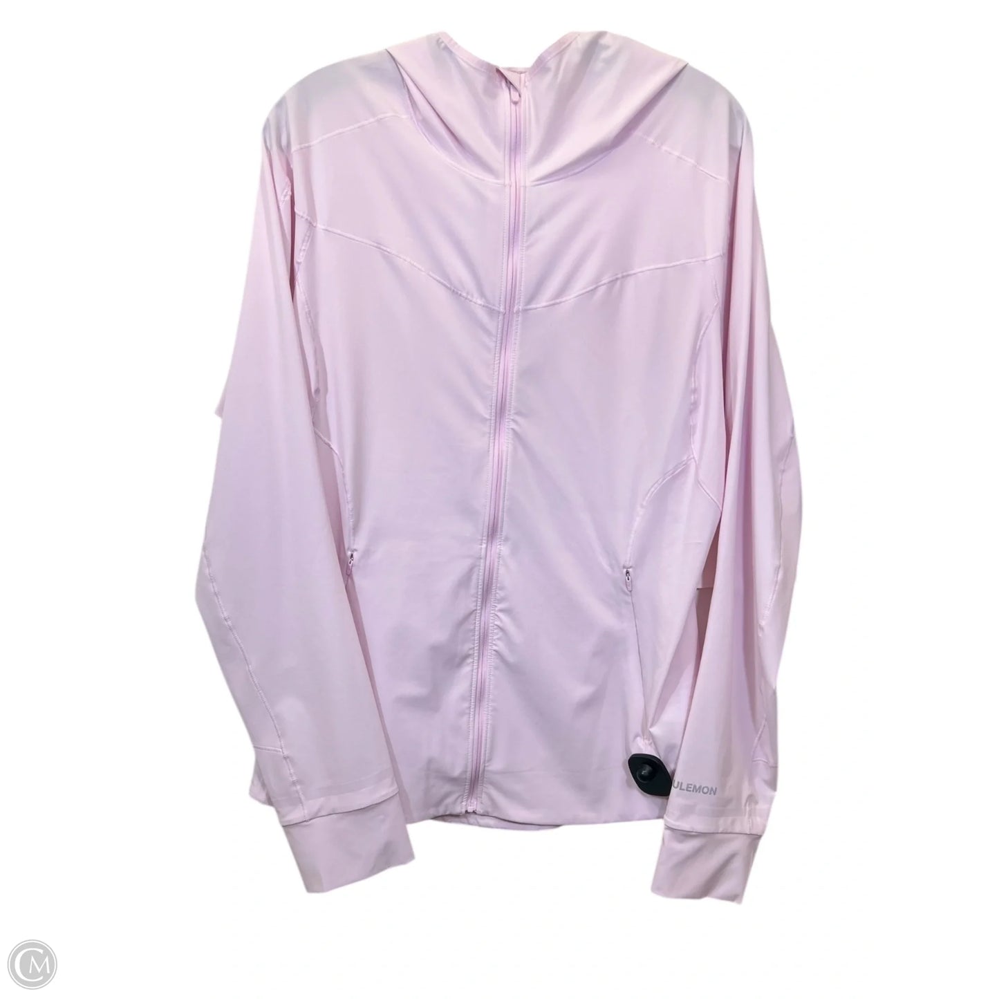 Athletic Jacket By Lululemon In Pink, Size: 14