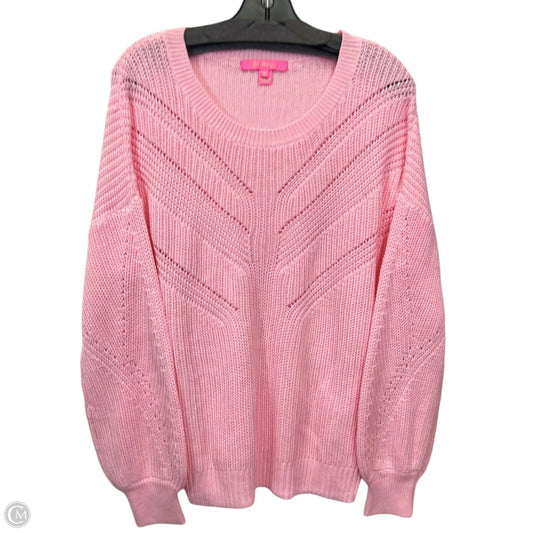 Sweater By Lilly Pulitzer In Pink, Size: Xl