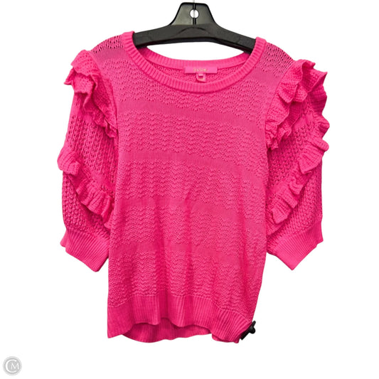 Sweater By Lilly Pulitzer In Pink, Size: Xl