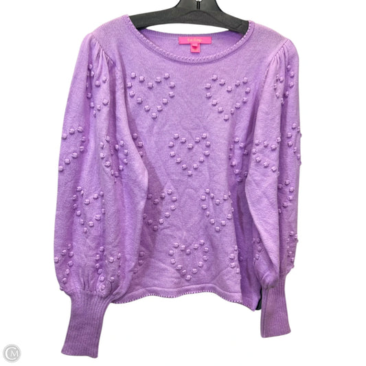 Sweater By Lilly Pulitzer In Purple, Size: Xl