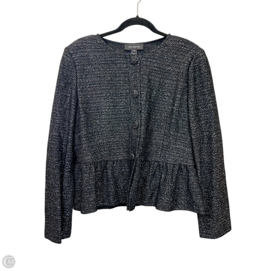 Jacket Designer By St. John In Black, Size: L