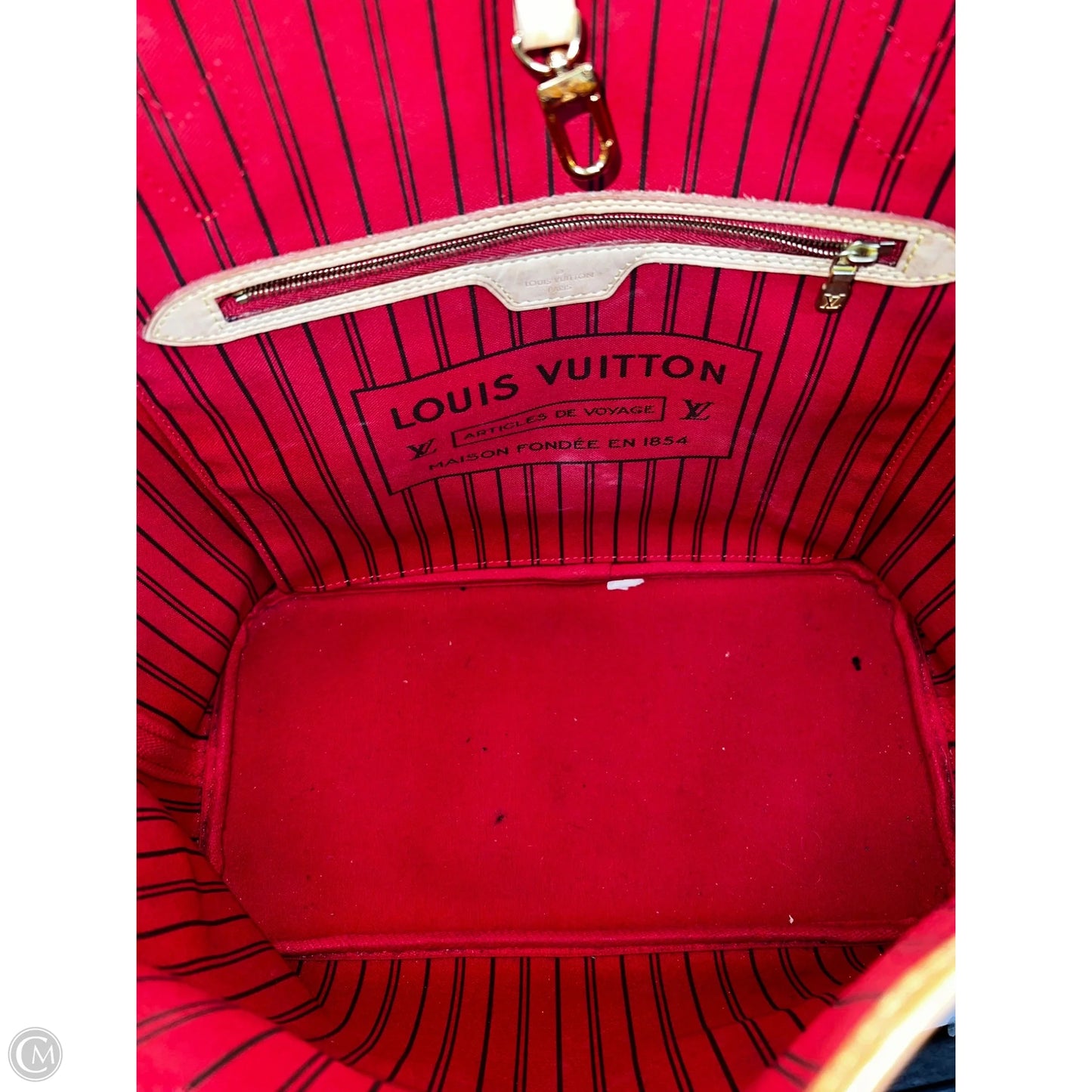 Tote Luxury Designer By Louis Vuitton, Size: Medium