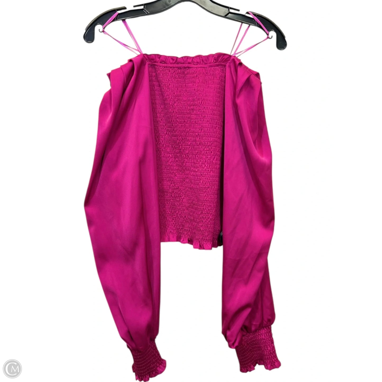 Top Long Sleeve By Strut & Bolt In Pink, Size: L
