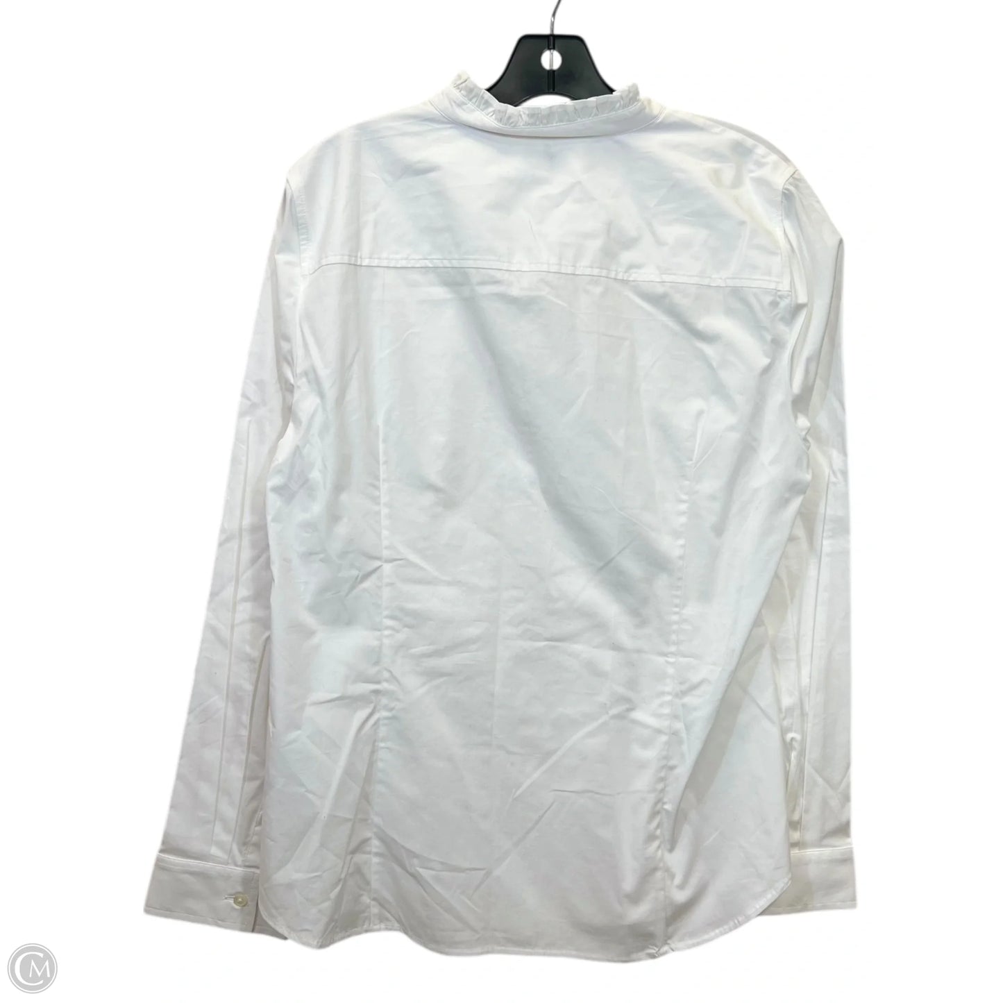 Top Long Sleeve By J. Crew In White, Size: Xl