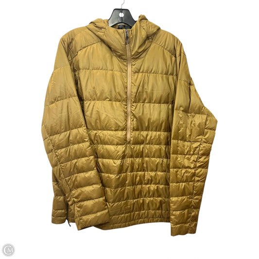 Athletic Sweatshirt Hoodie By Lululemon In Gold, Size: L