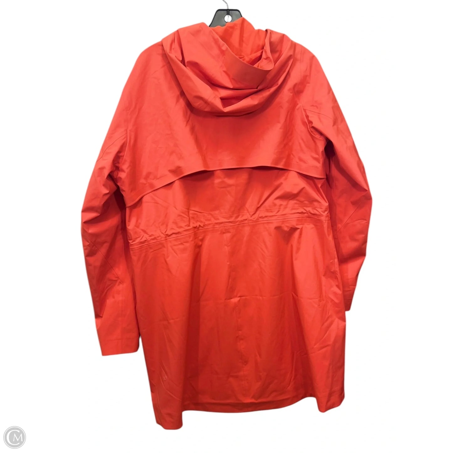 Coat Raincoat By Lululemon In Orange, Size: 12