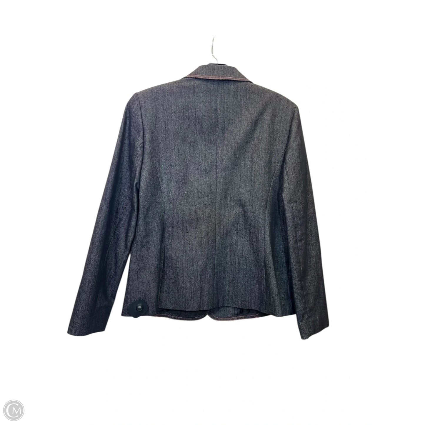 Blazer By Nine West In Black Denim, Size: M