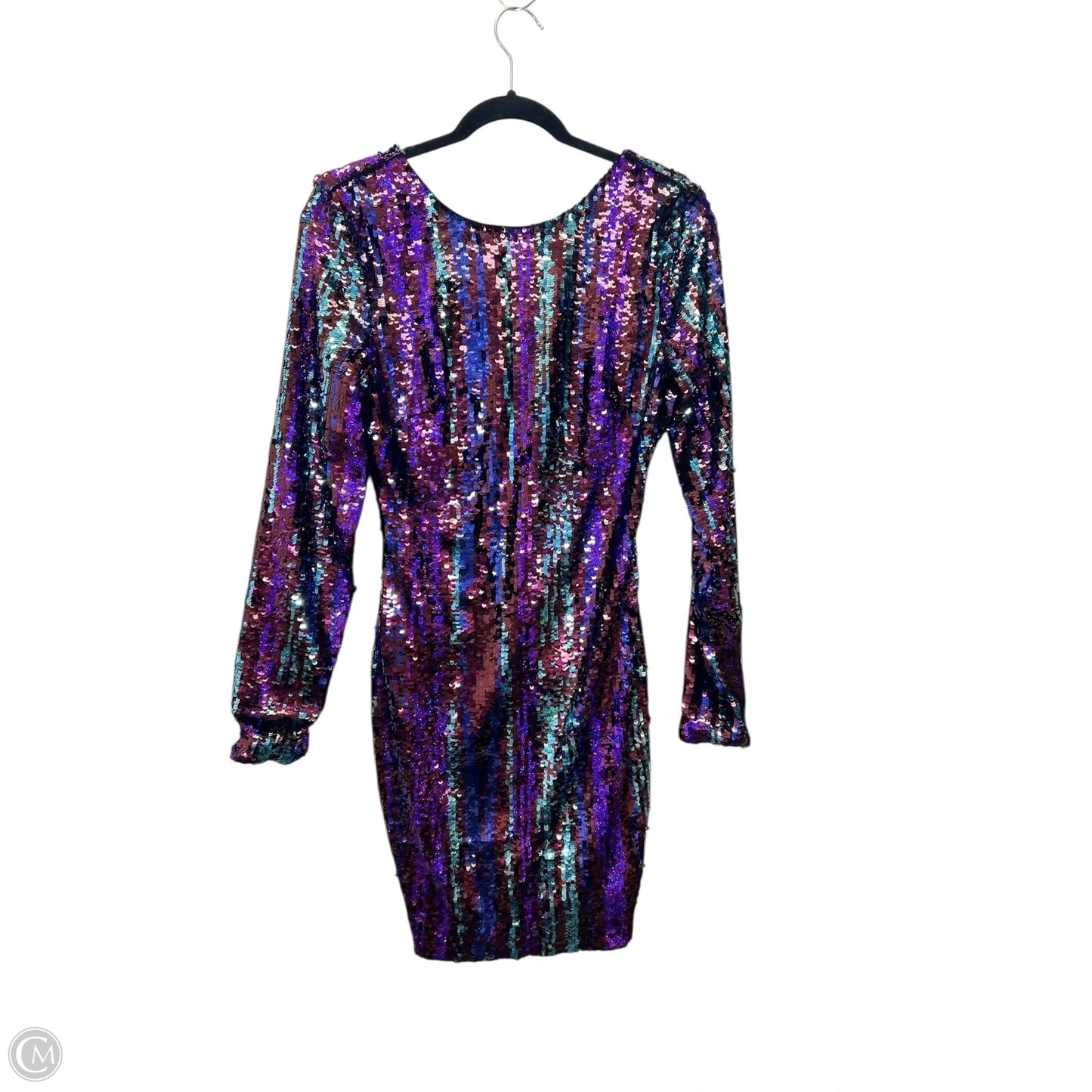 Dress Designer By Dress The Population In Blue & Purple, Size: M