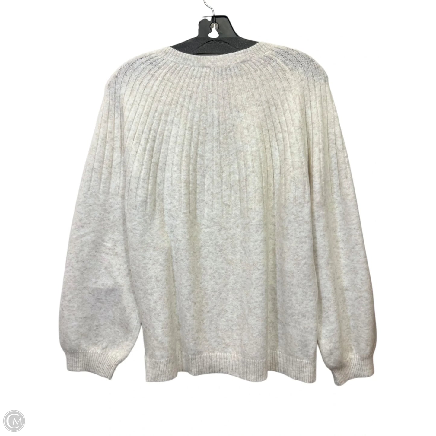 Sweater By Loft In Cream, Size: L