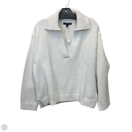 Sweater By Banana Republic In Cream, Size: L