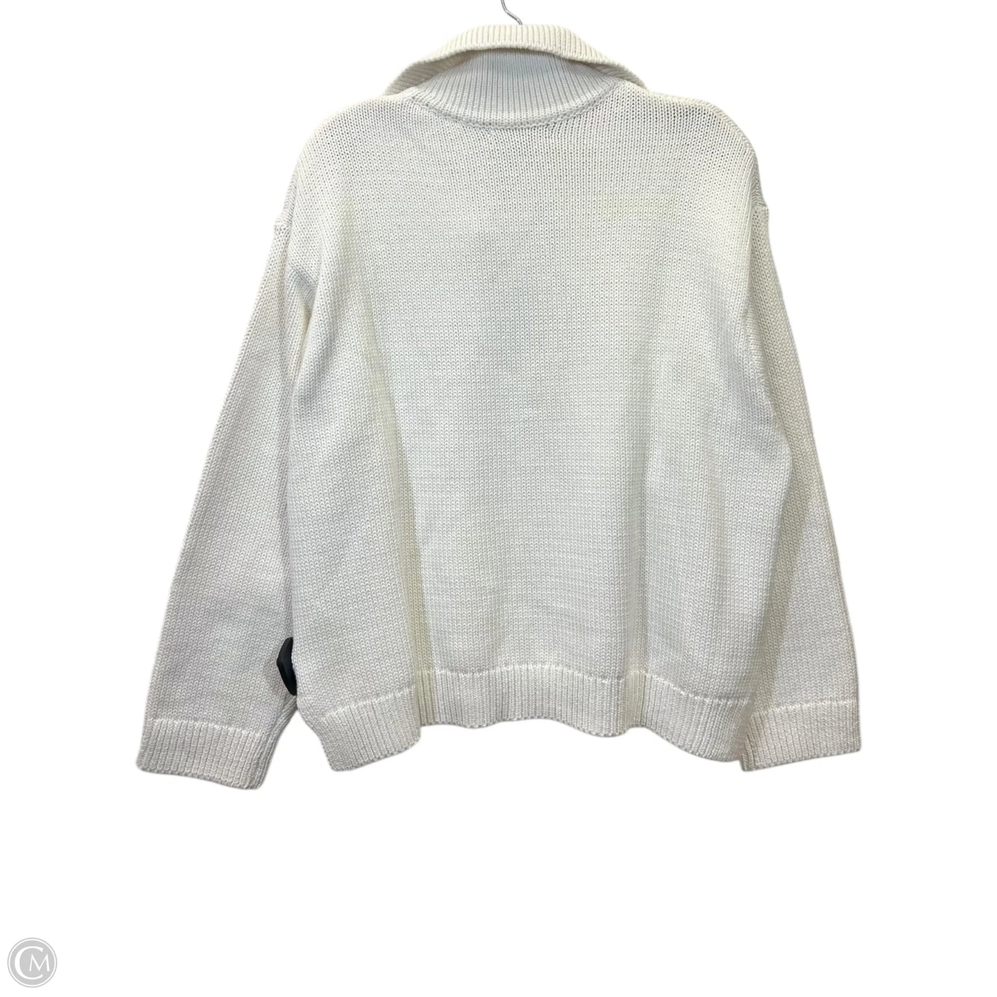 Sweater By Banana Republic In Cream, Size: L