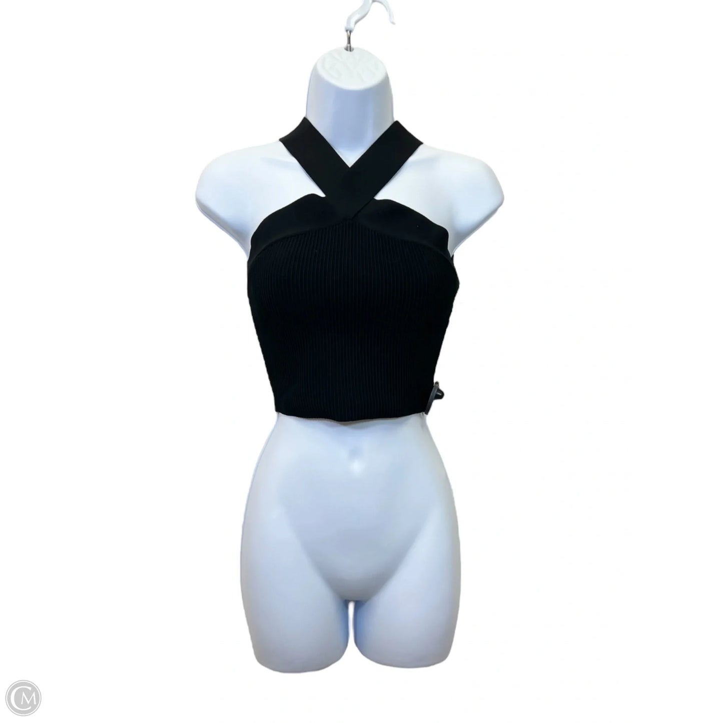 Top Sleeveless Designer By Babaton In Black, Size: S