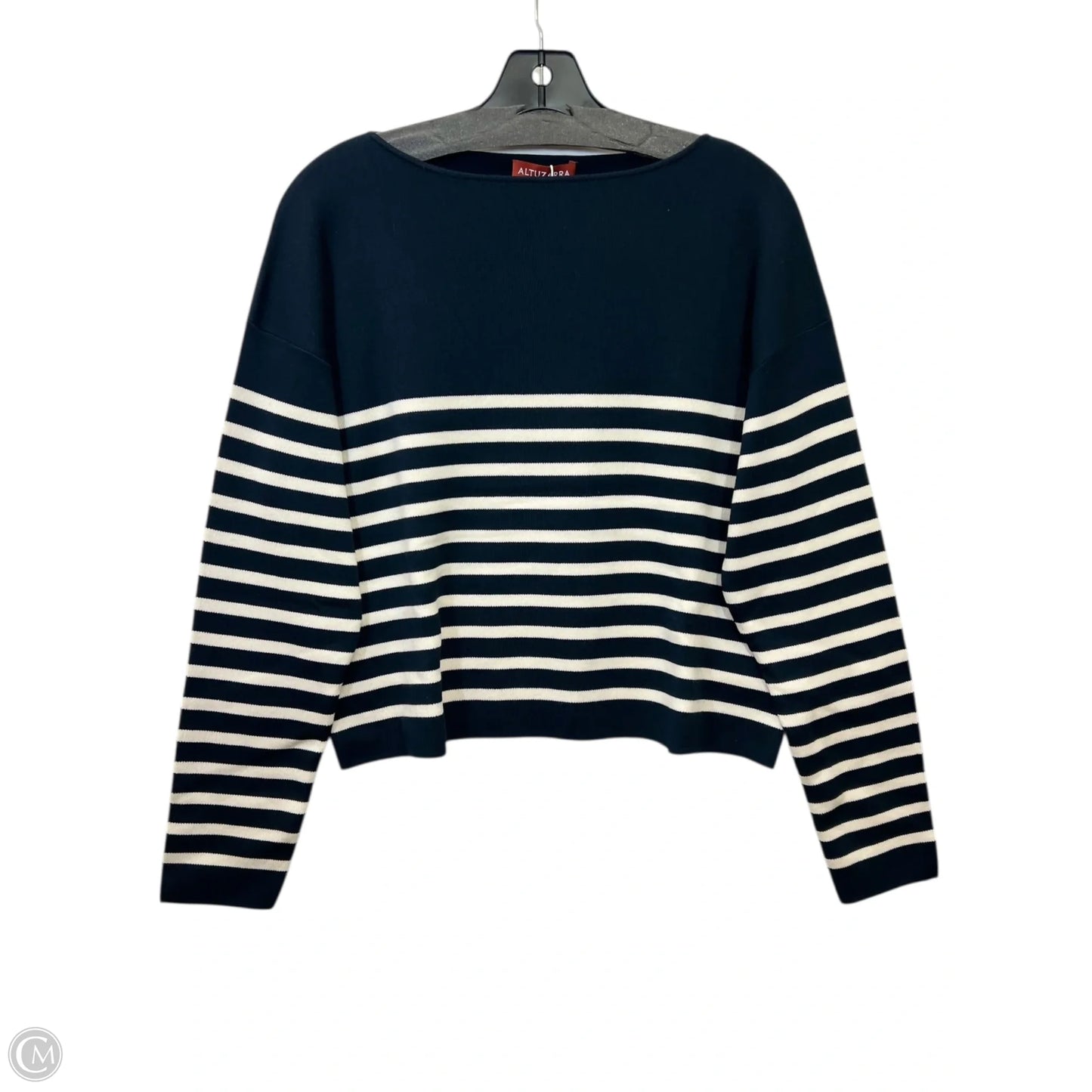 Top Long Sleeve Designer By Altuzarra In Navy, Size: L