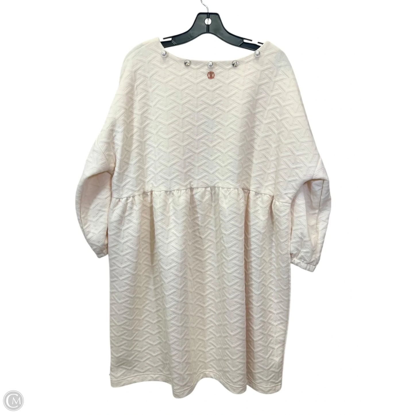 Dress Casual Short By Simply Southern In Cream, Size: Xl