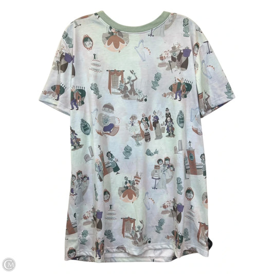 Top Short Sleeve Basic By Disney Store In Green, Size: S