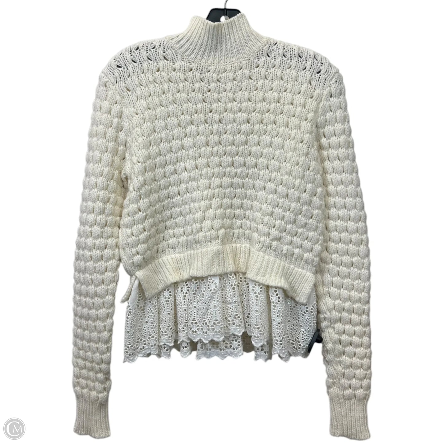 Sweater Designer By Rebecca Taylor In Cream, Size: S