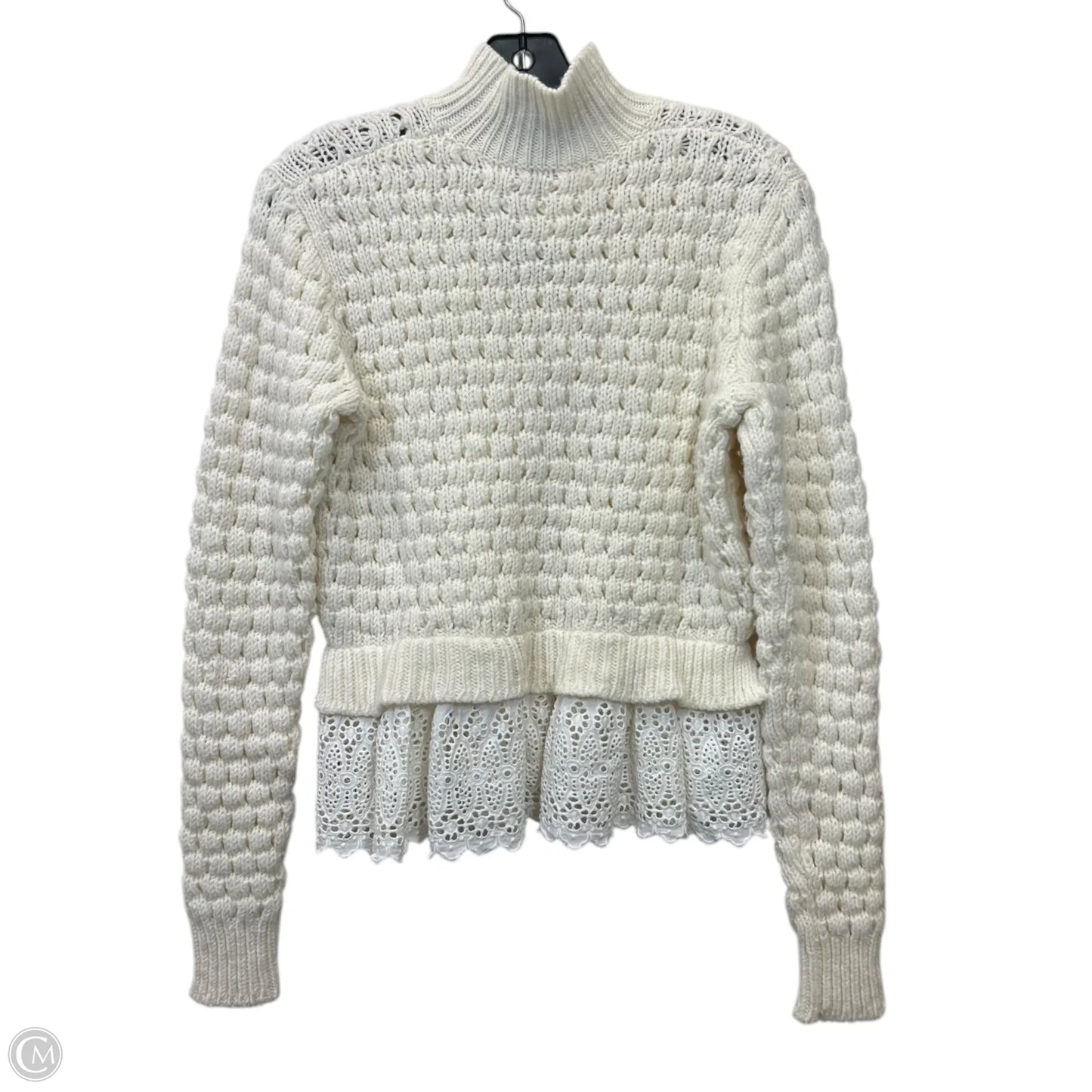 Sweater Designer By Rebecca Taylor In Cream, Size: S