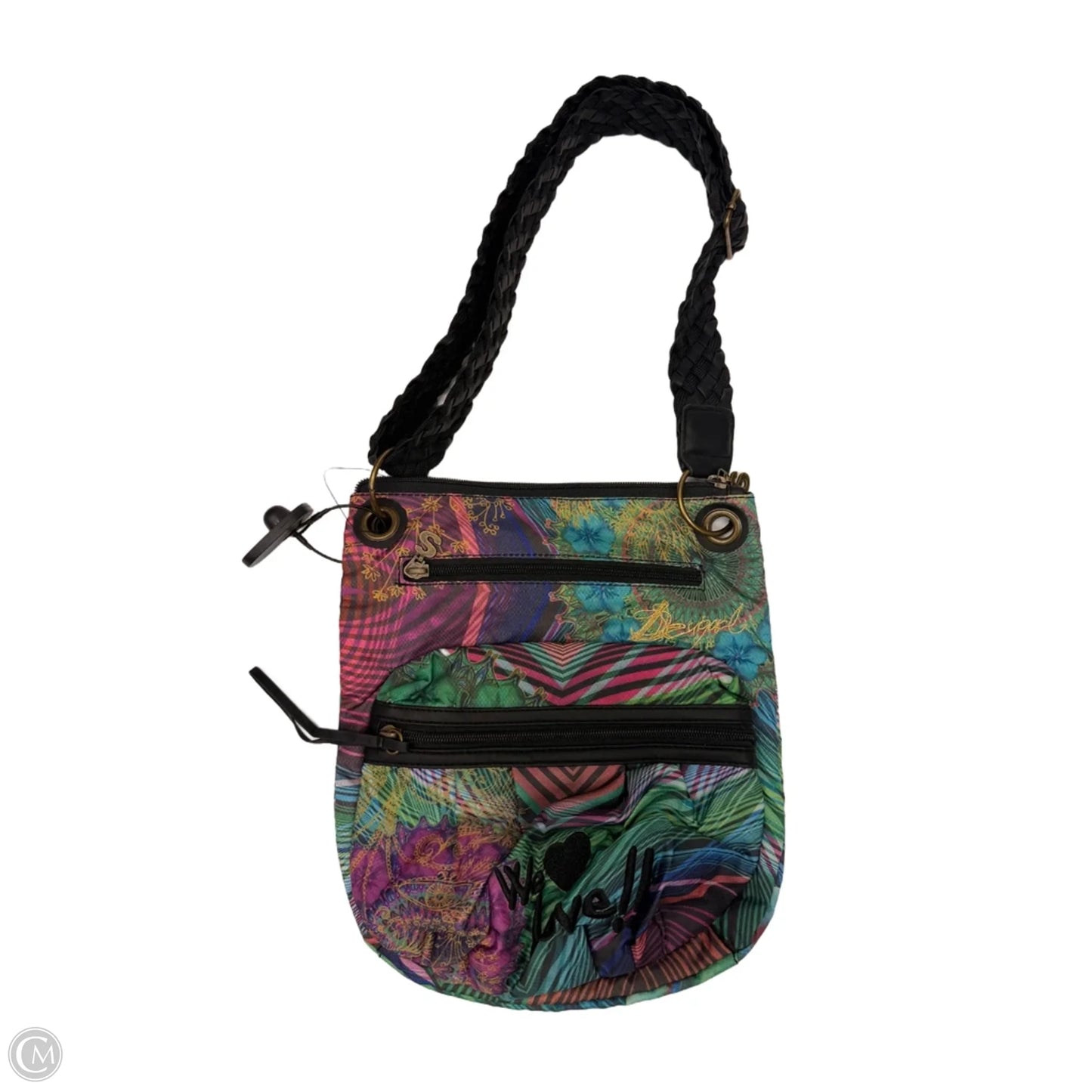 Handbag Designer By Desigual, Size: Small