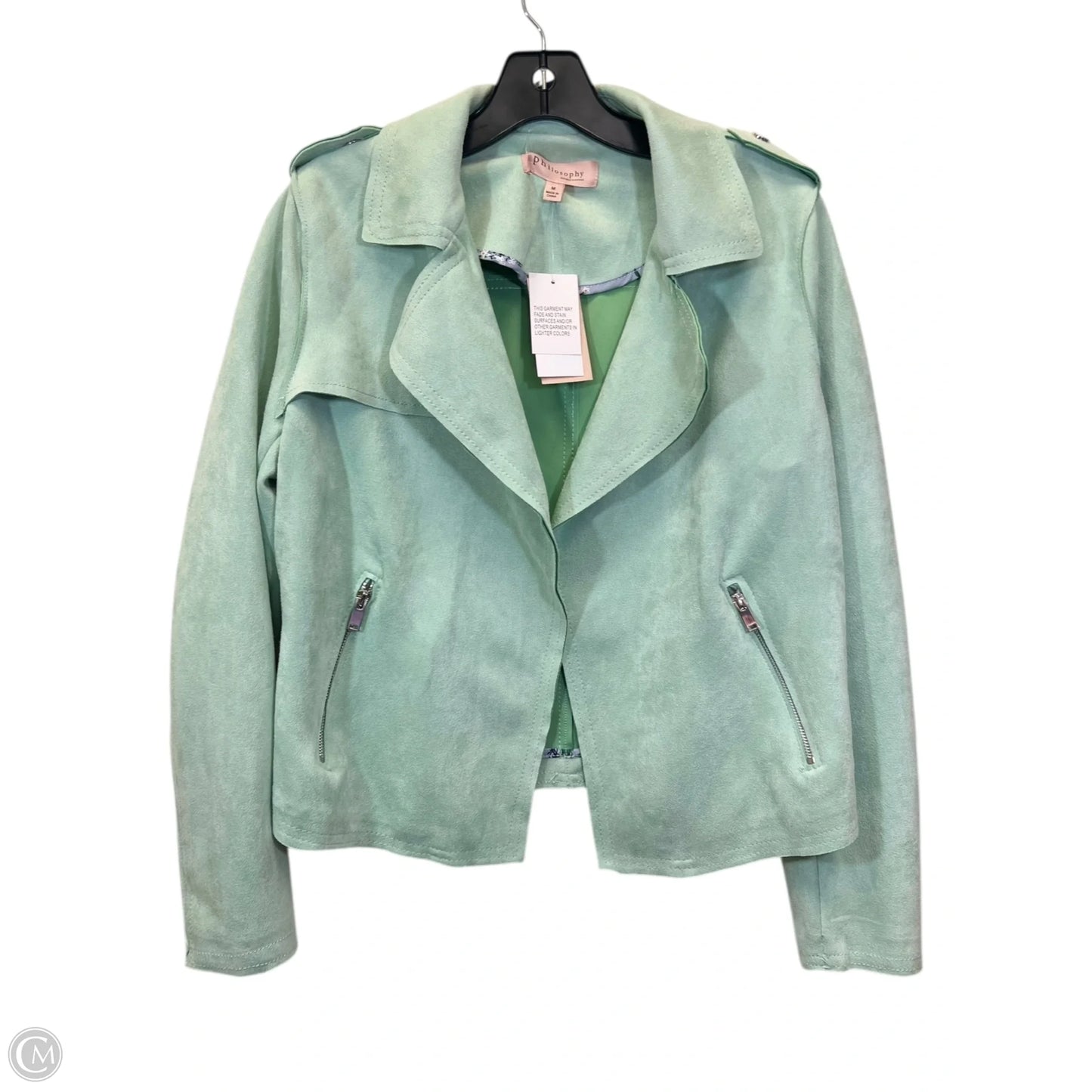 Cardigan By Philosophy In Green, Size: M