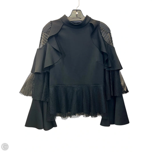 Top Long Sleeve By Why Dress In Black, Size: L
