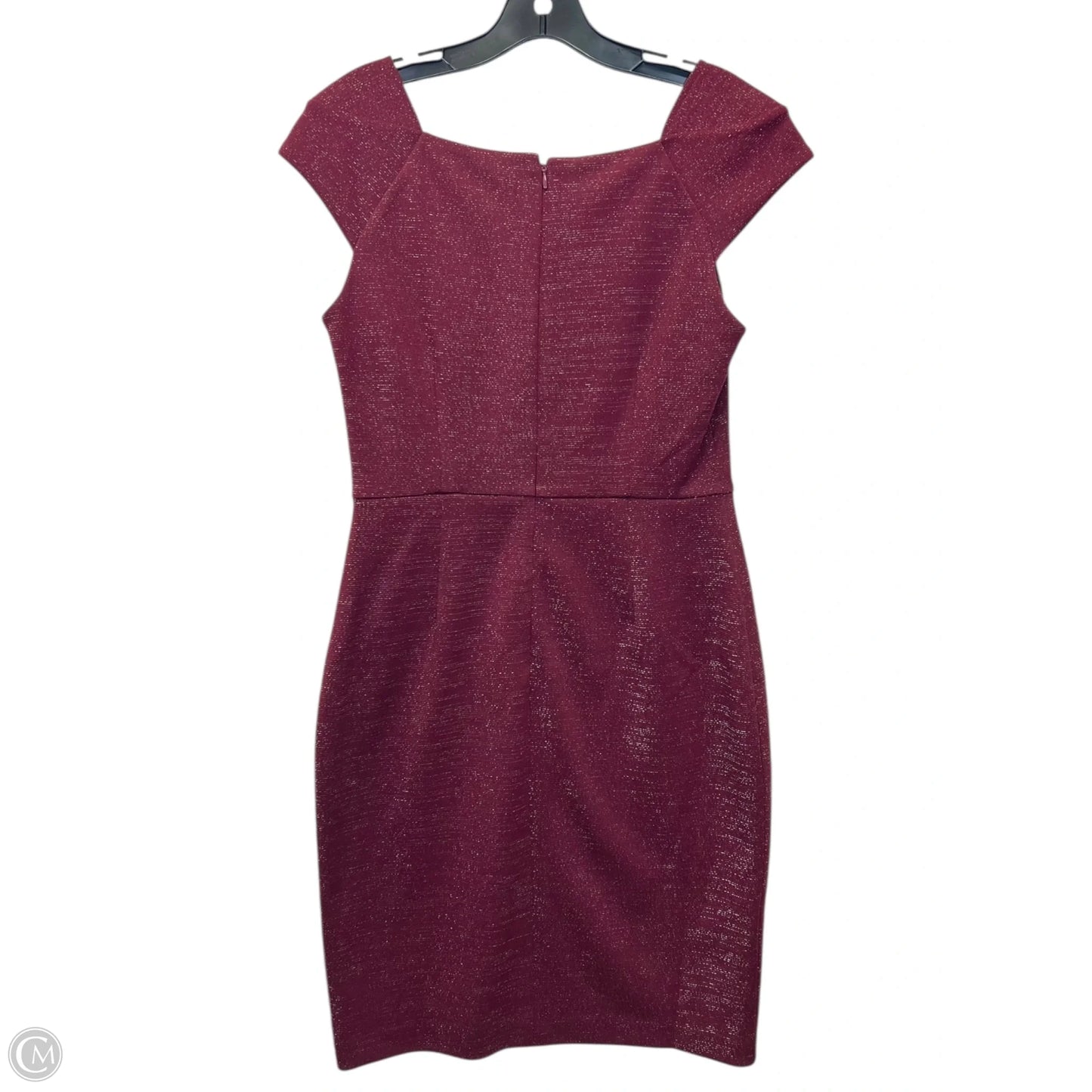 Dress Casual Midi By Calvin Klein In Red, Size: M