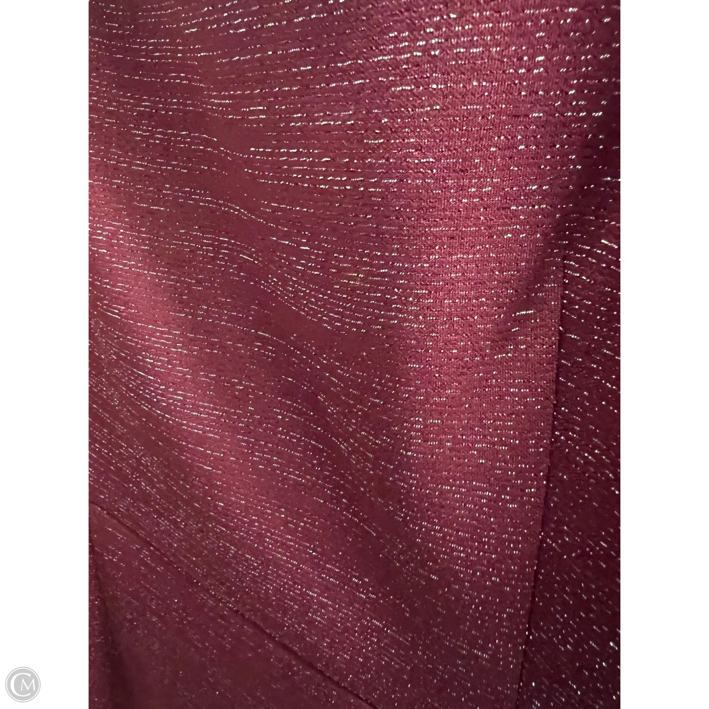 Dress Casual Midi By Calvin Klein In Red, Size: M