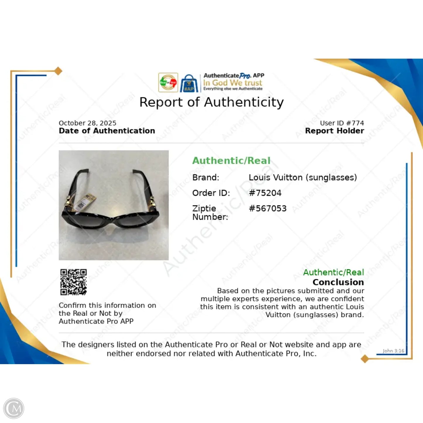 Sunglasses Luxury Designer By Louis Vuitton