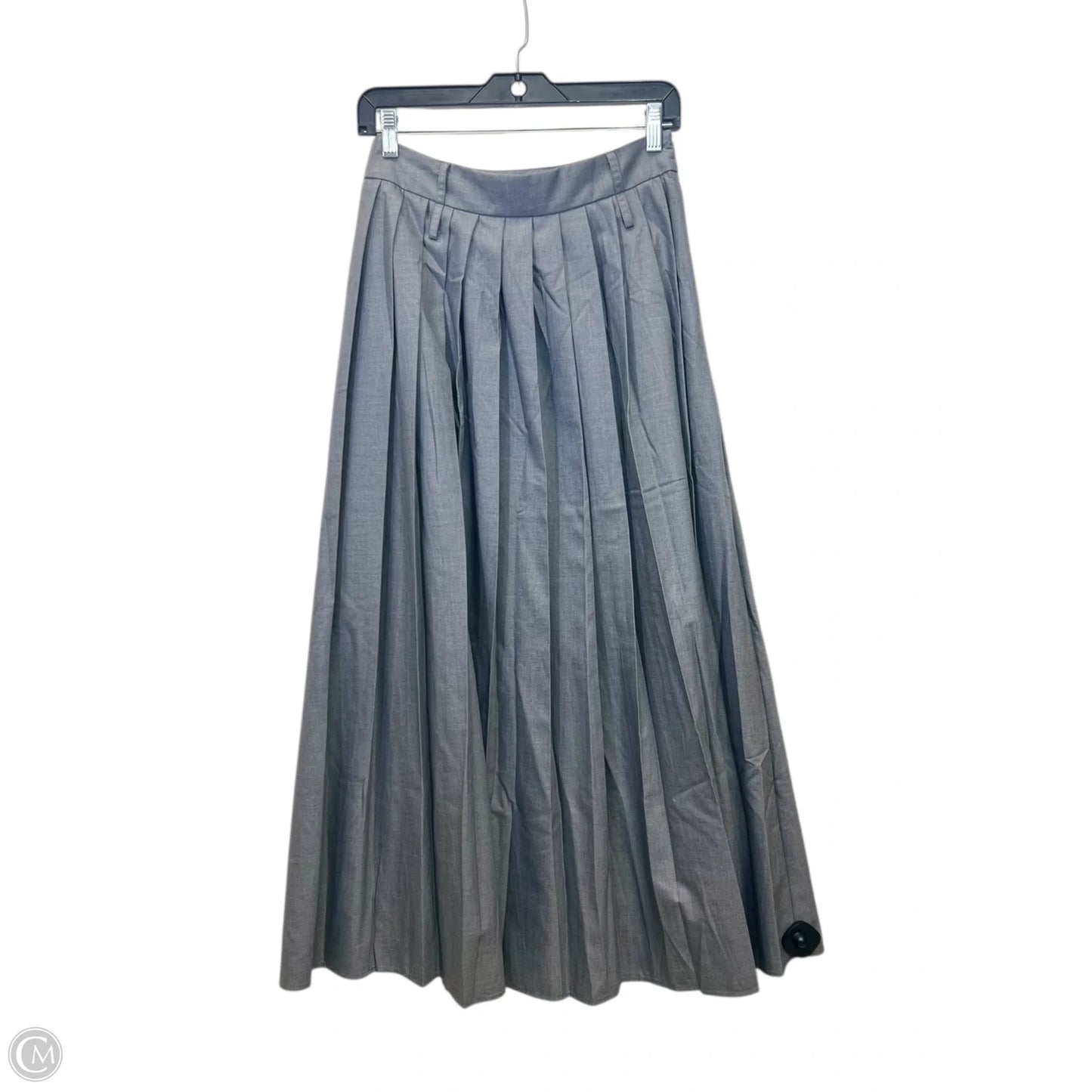 Skirt Maxi By Commense In Grey, Size: S