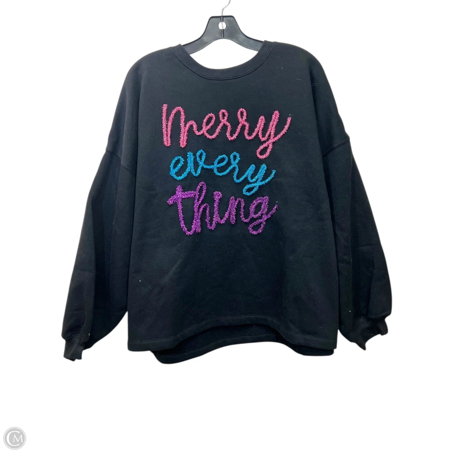 Sweatshirt Crewneck By State Of Mine In Black, Size: Xl