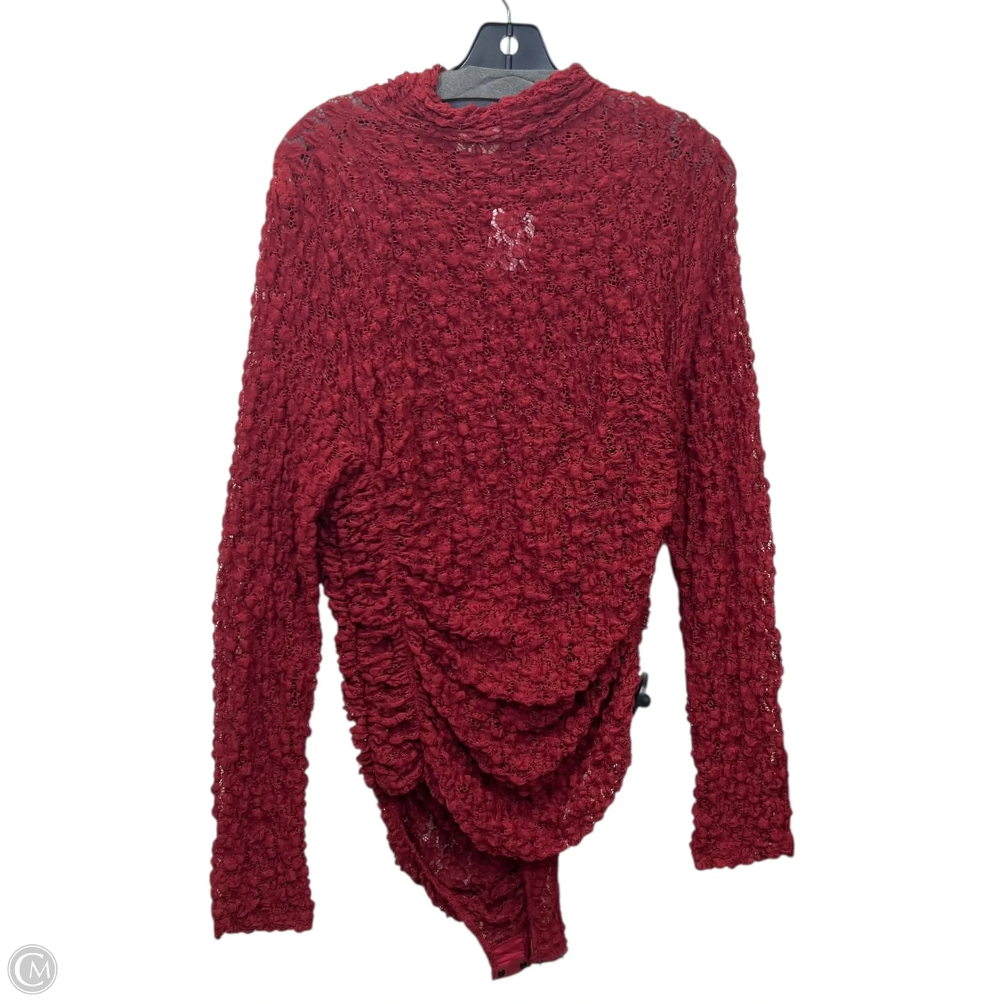 Top Long Sleeve By Prettygarden In Red, Size: L