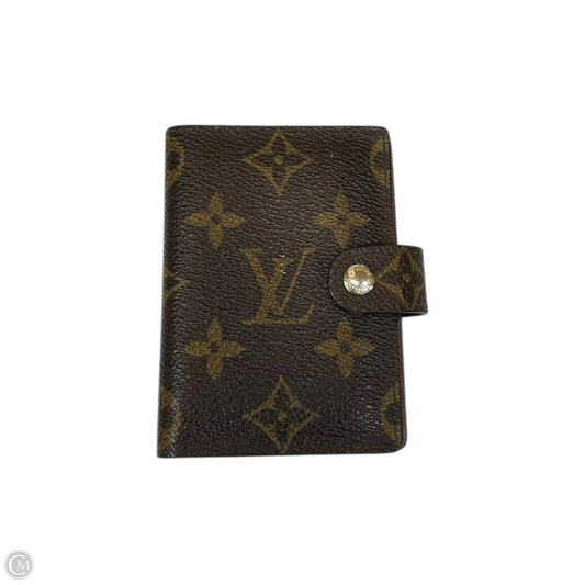 Wallet Luxury Designer By Louis Vuitton, Size: Small
