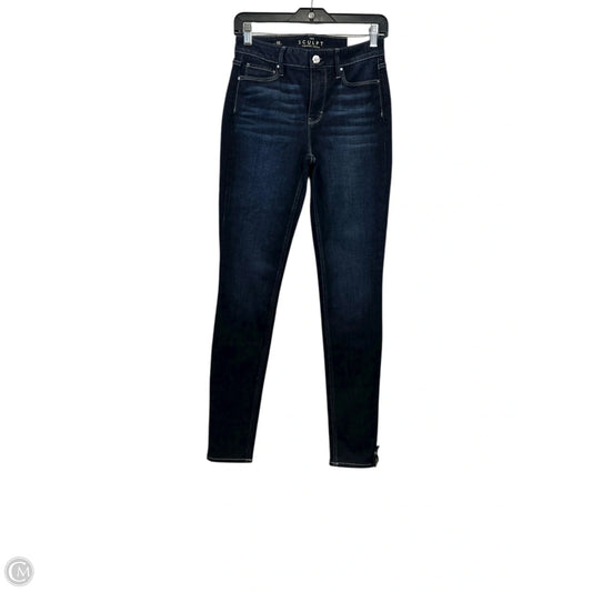 Jeans Skinny By White House Black Market In Blue Denim, Size: 0