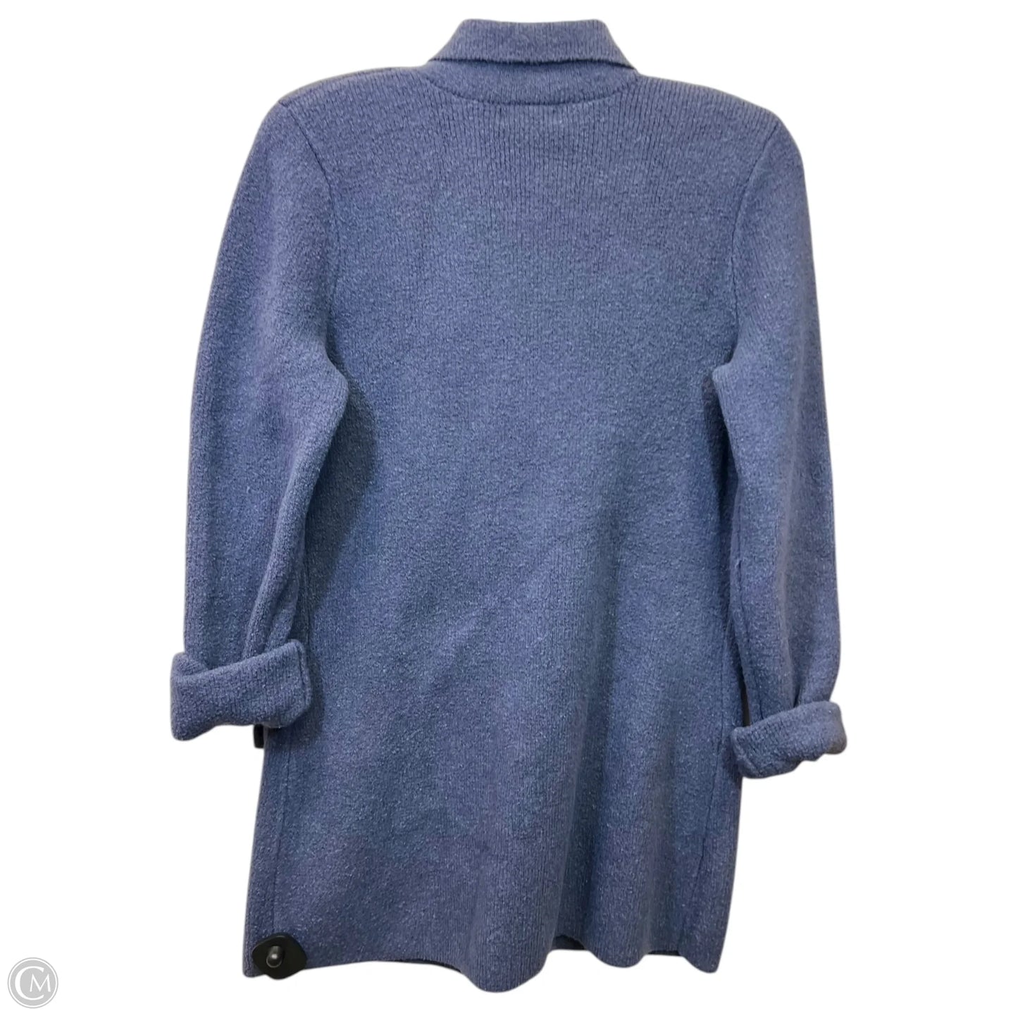 Sweater Cardigan By Express In Blue, Size: L