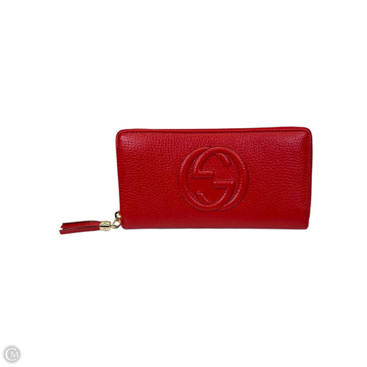 Wallet Luxury Designer By Gucci, Size: Large