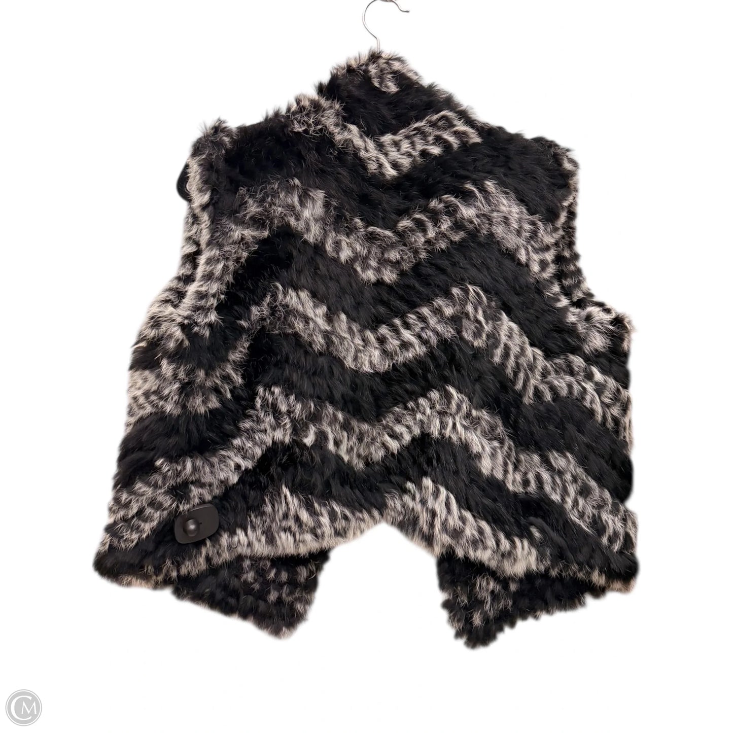 Vest Designer By Marc Jacobs In Black & Grey, Size: Osfm