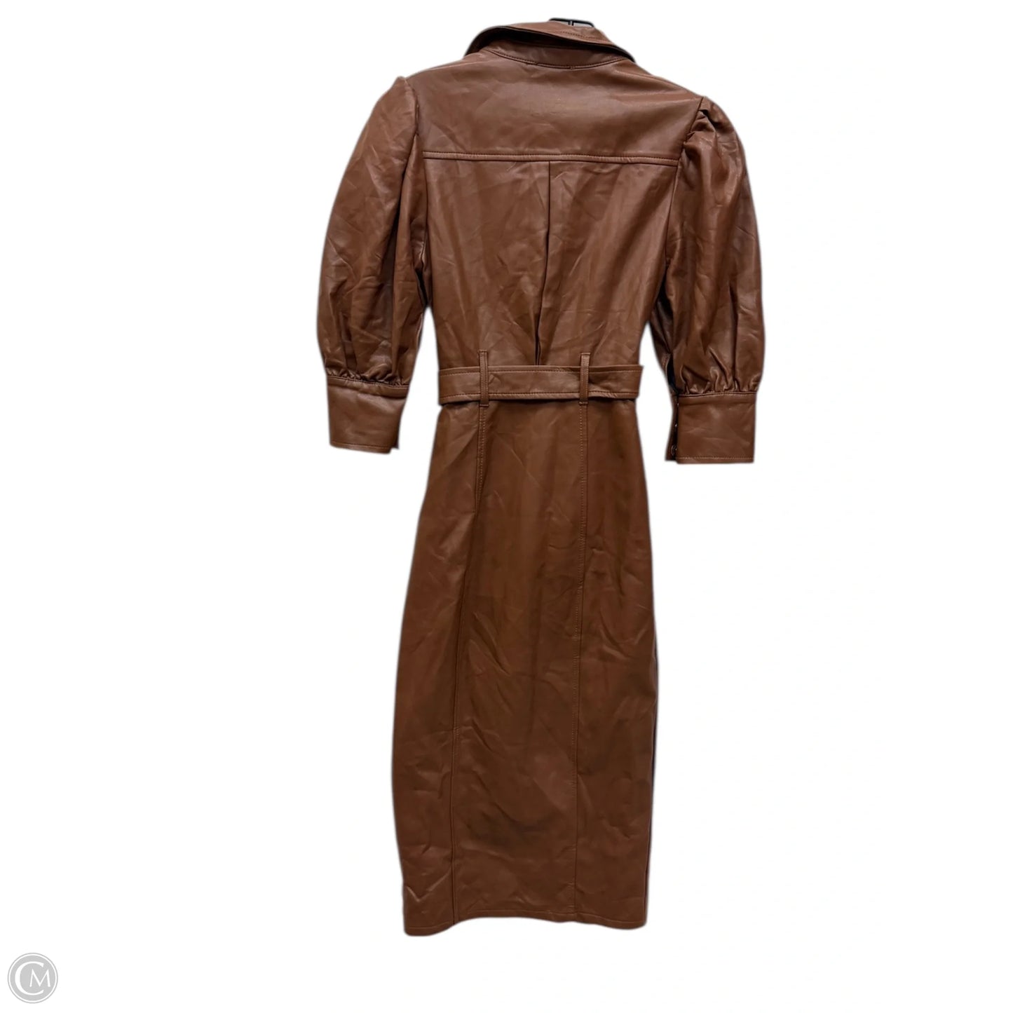 Dress Casual Midi By Fashion Nova In Brown, Size: S