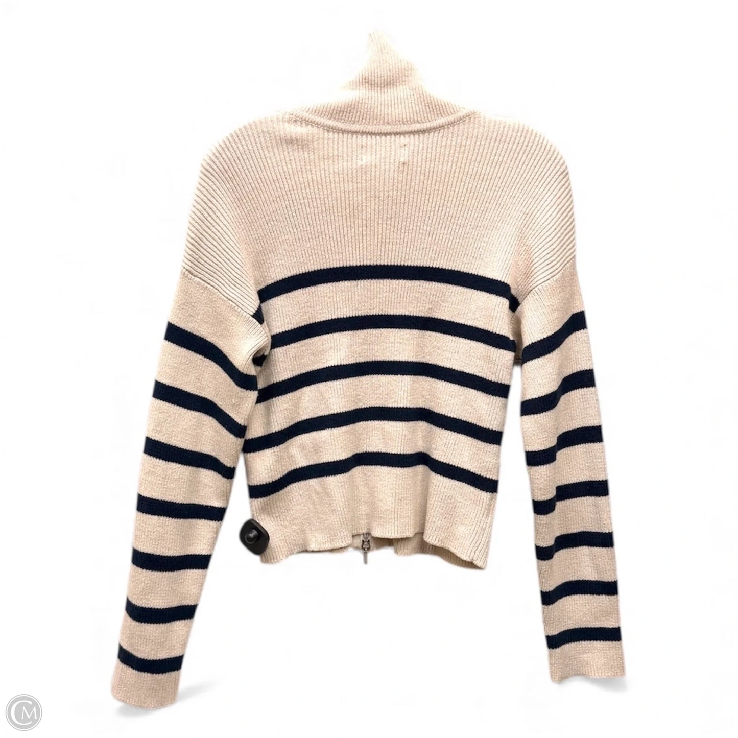 Sweater By Hollister In Blue & Tan, Size: M