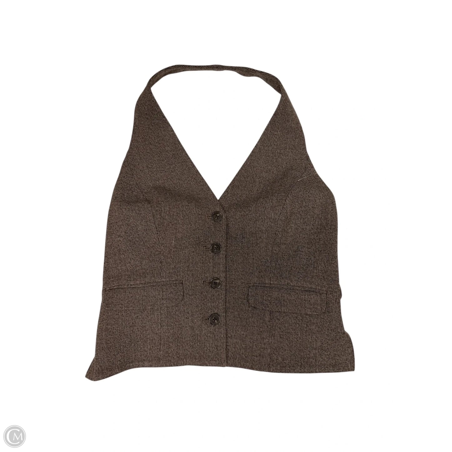 Vest Other By Express In Taupe, Size: S