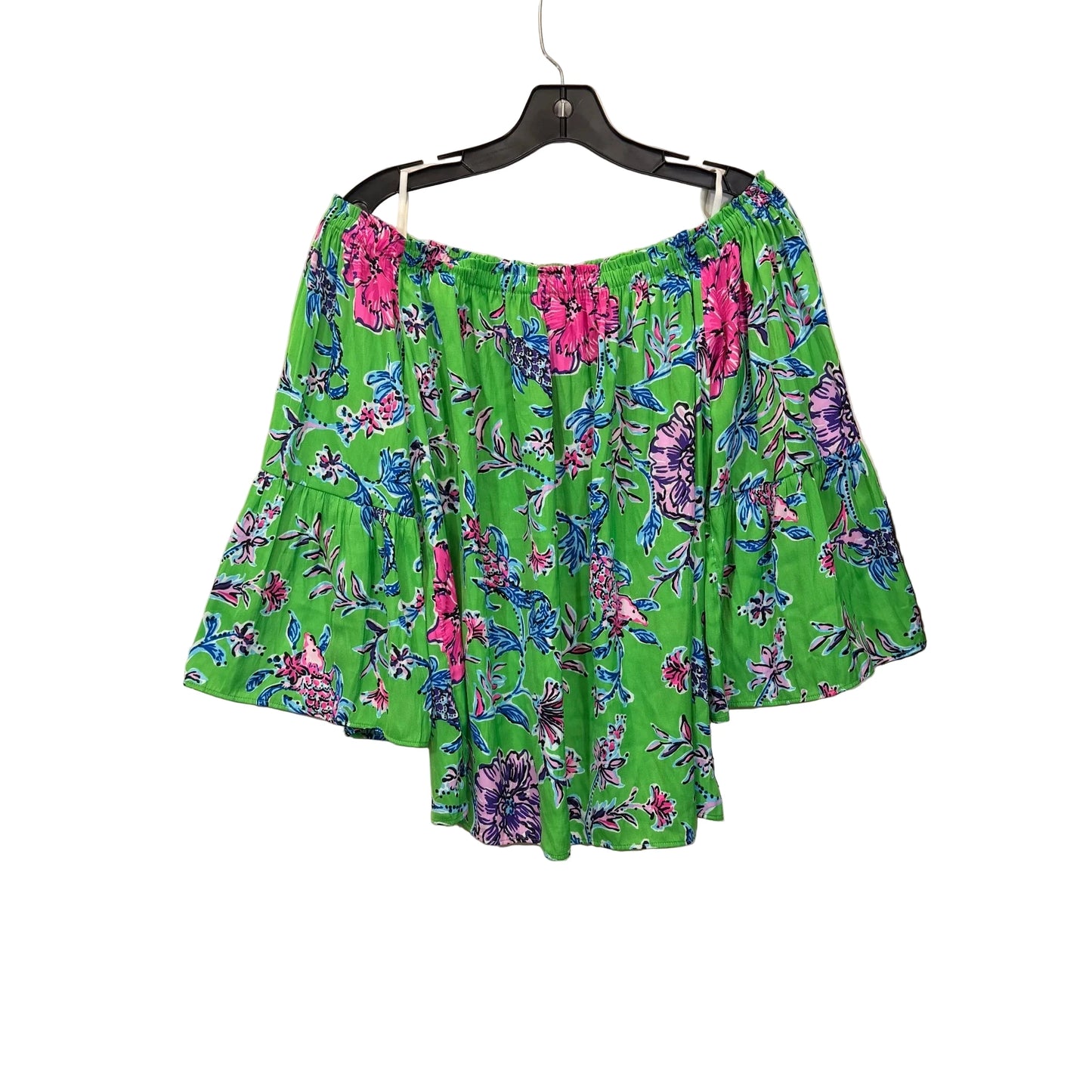 Top 3/4 Sleeve By Lilly Pulitzer In Green, Size: M