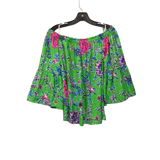 Top 3/4 Sleeve By Lilly Pulitzer In Green, Size: M