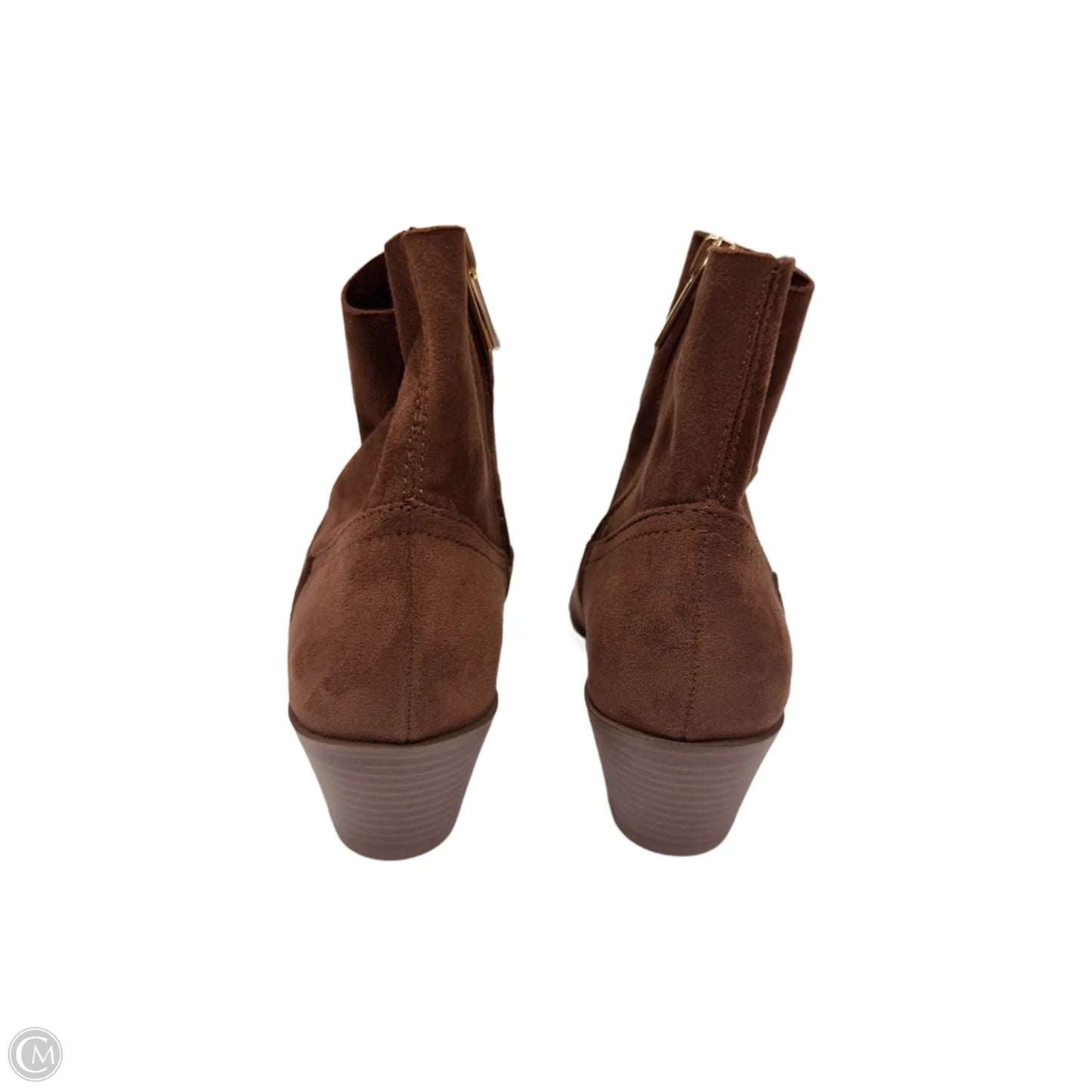 Boots Ankle Heels By Steve Madden In Brown, Size: 6