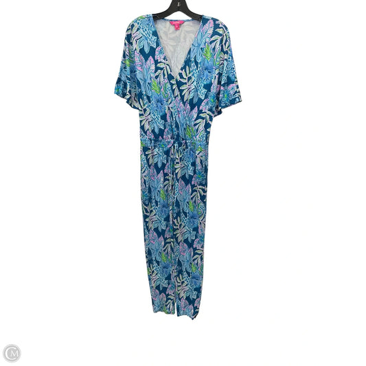 Jumpsuit By Lilly Pulitzer In Blue & Green, Size: S