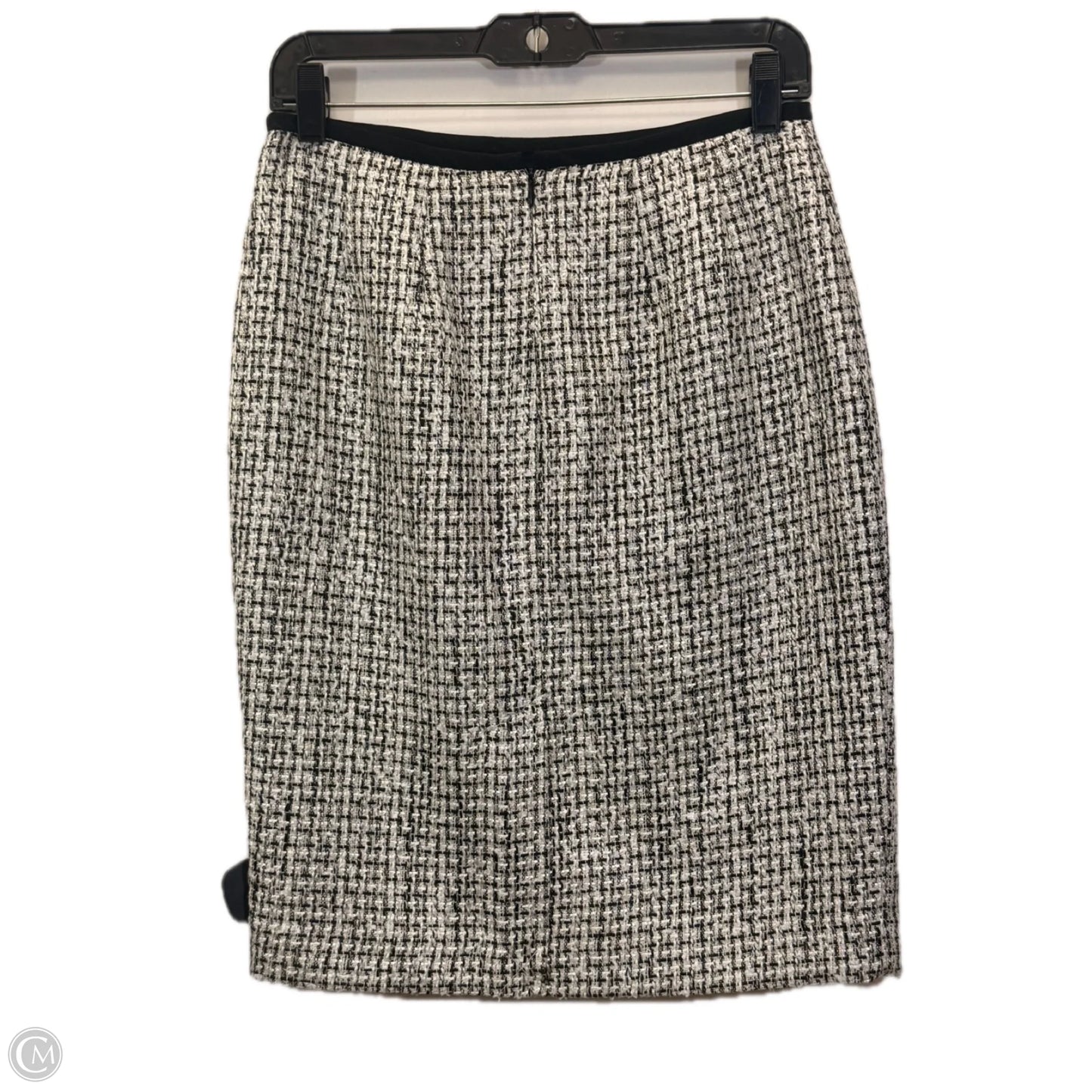 Skirt Midi By Calvin Klein In Black & White, Size: Xs