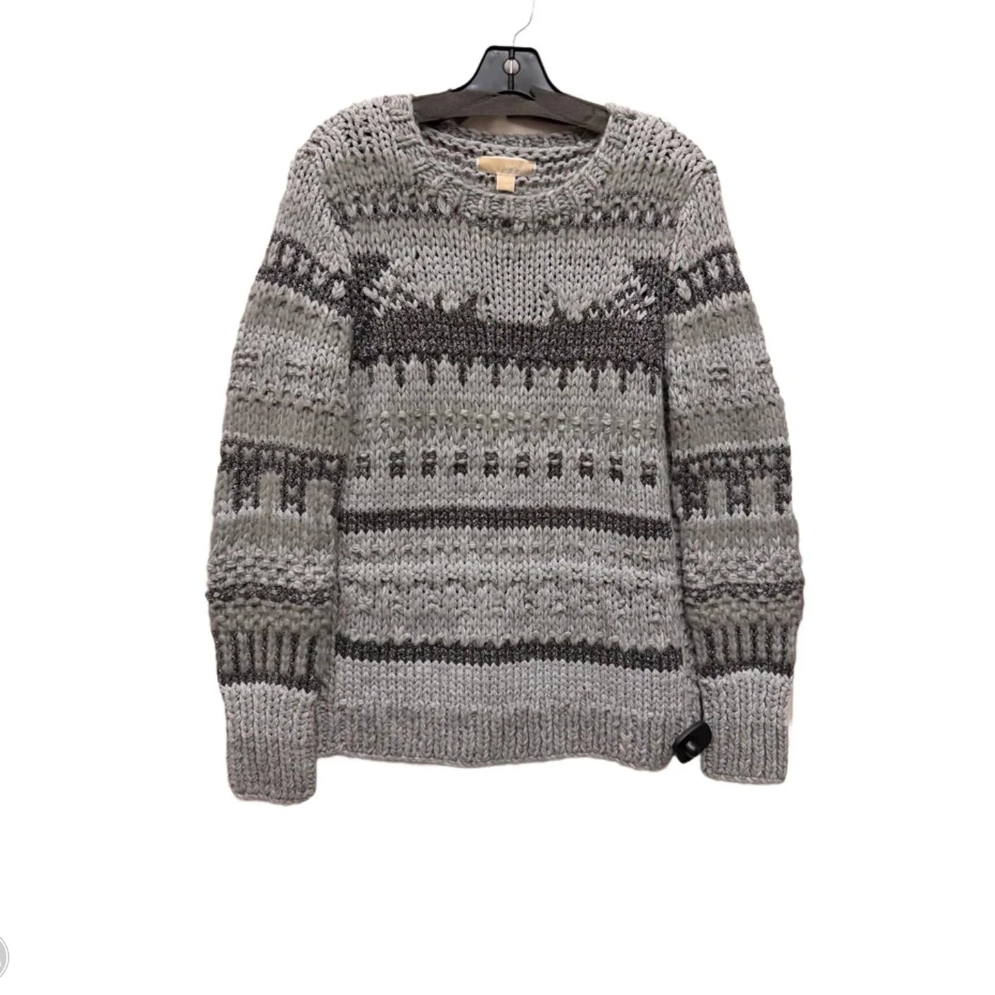 Sweater By Michael By Michael Kors In Silver, Size: S