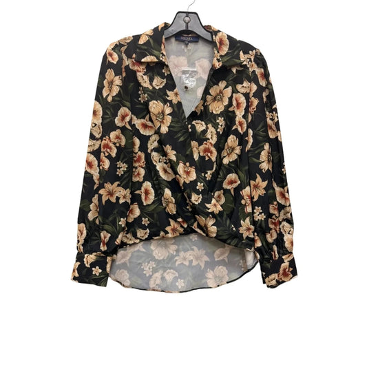 Top Long Sleeve By Rachel Zoe In Floral Print, Size: S