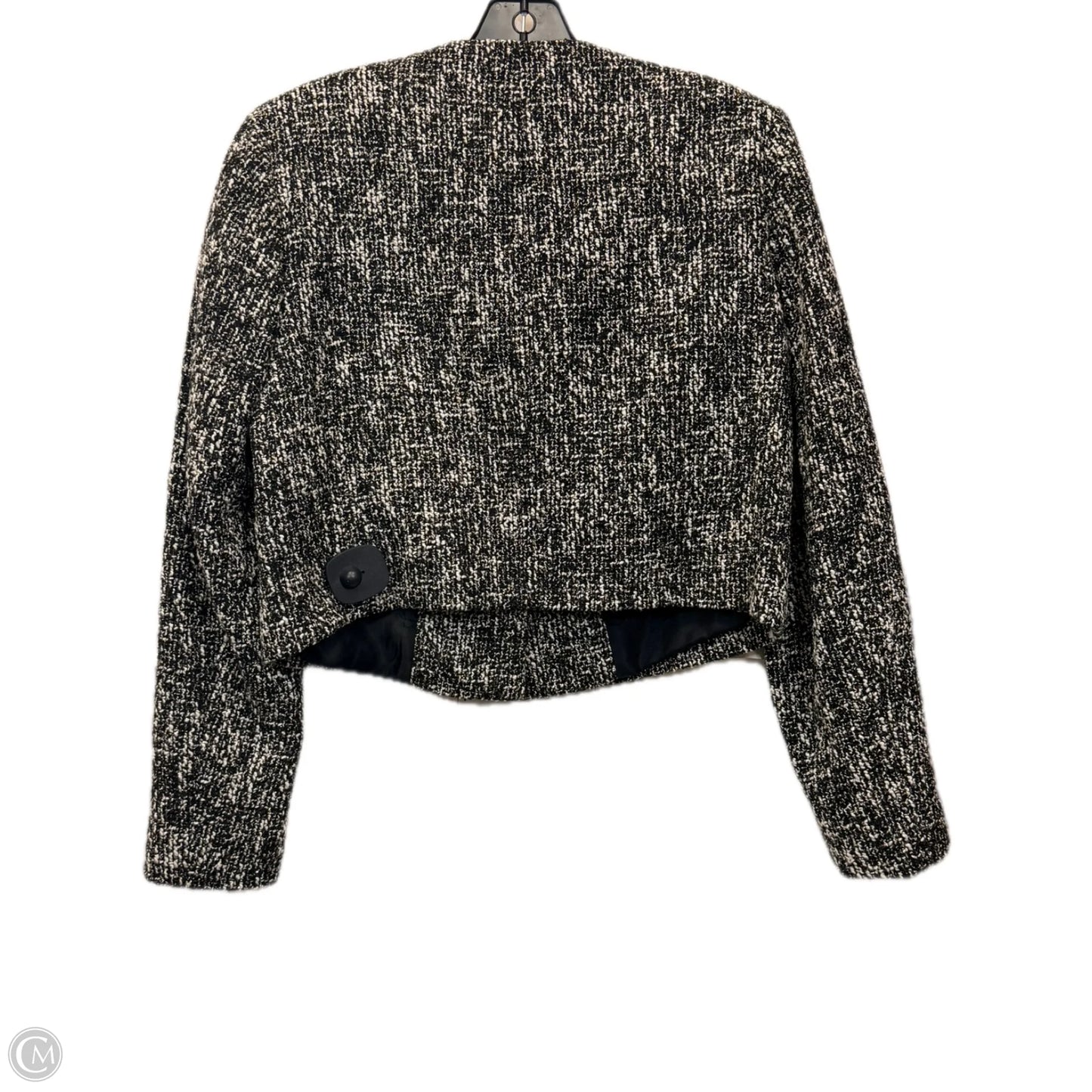 Blazer By Zara In Black & Gold, Size: S