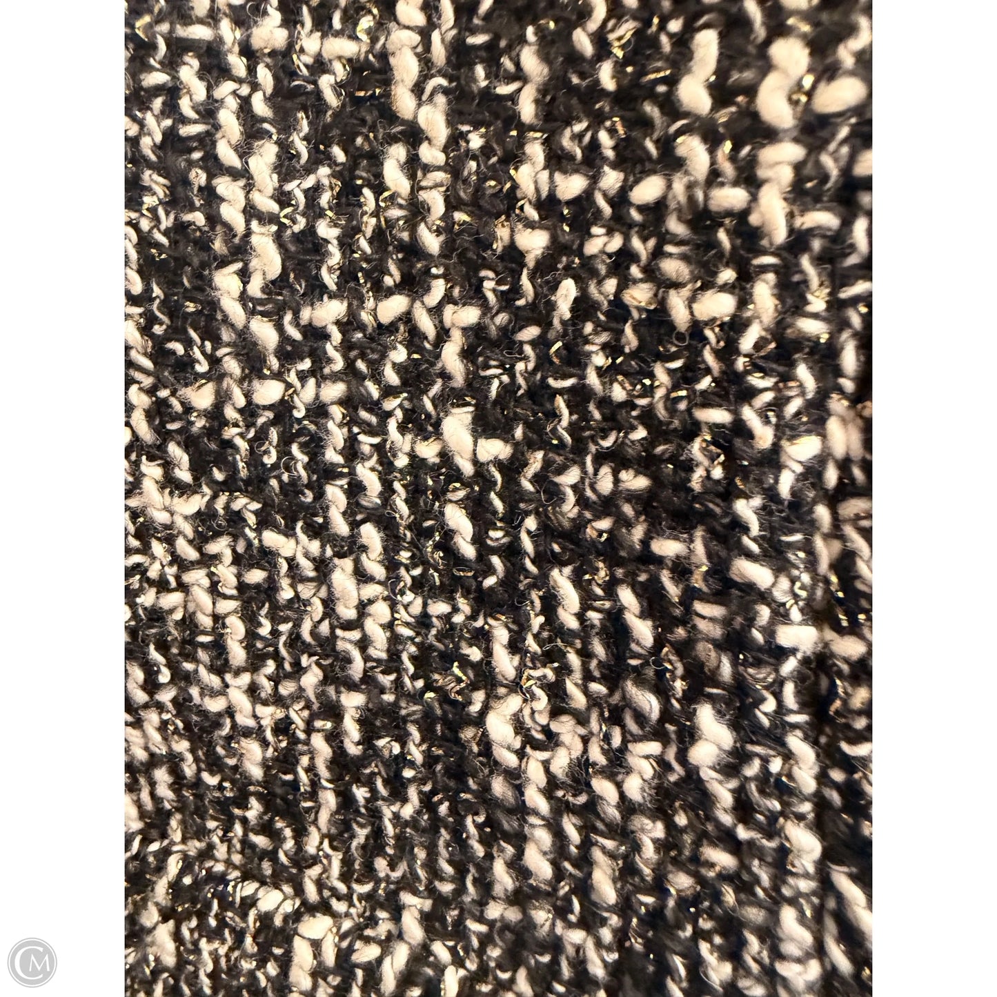 Blazer By Zara In Black & Gold, Size: S