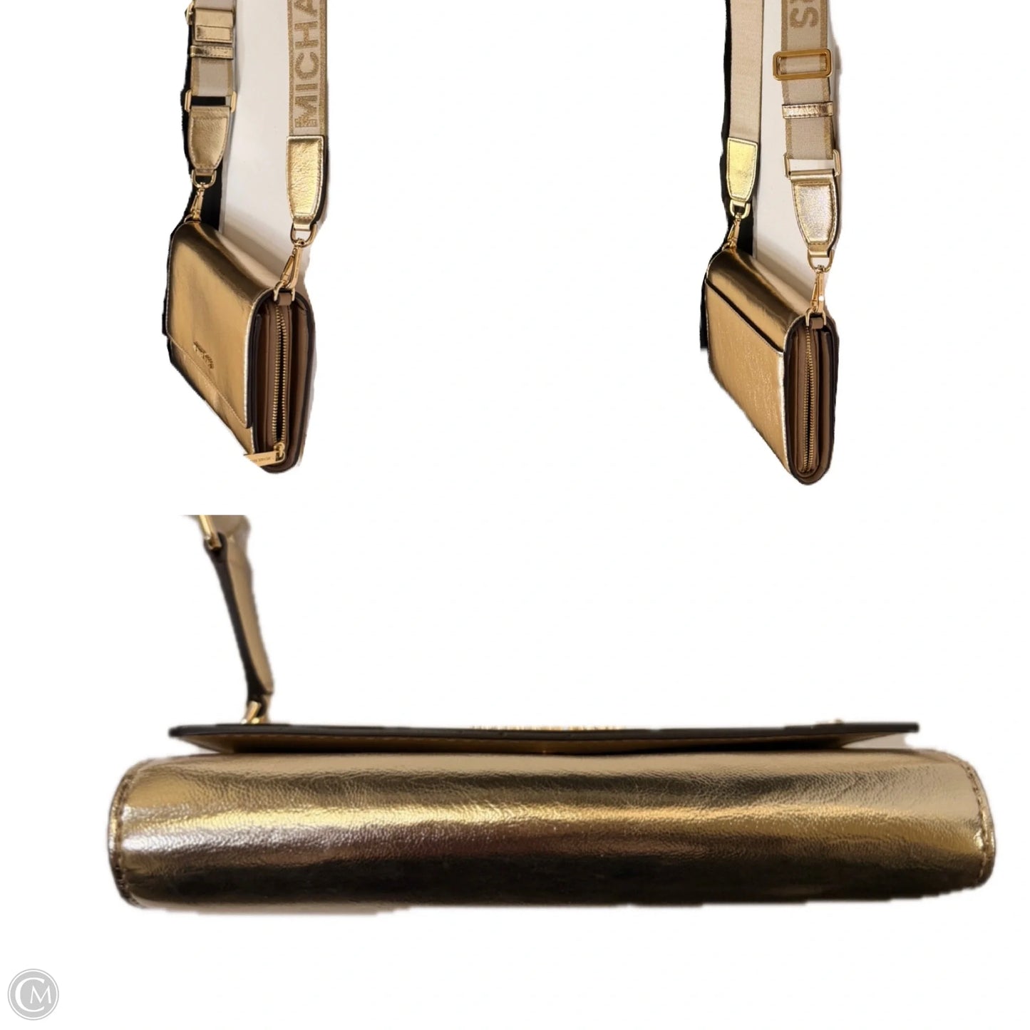 Crossbody Leather By Michael Kors, Size: Medium