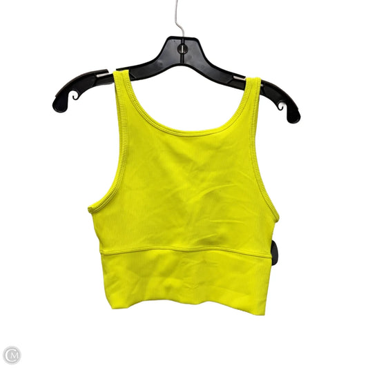 Athletic Bra By Lululemon In Lime Green, Size: 6