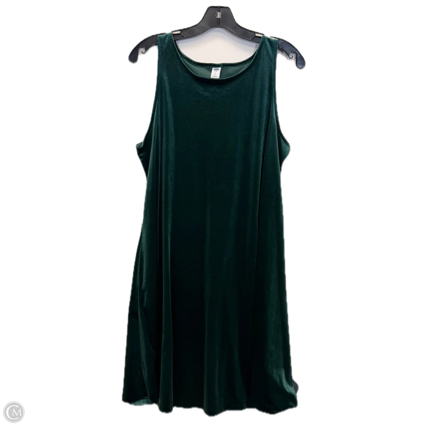 Dress Casual Midi By Old Navy In Green, Size: L